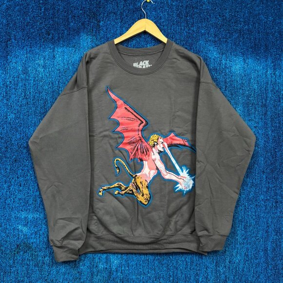 Black Sabbath Crewneck Gray Rock Sweater Size Large - Picture 1 of 4